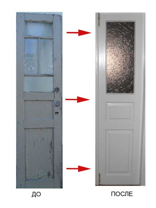 Реставрация старых деревянных дверей