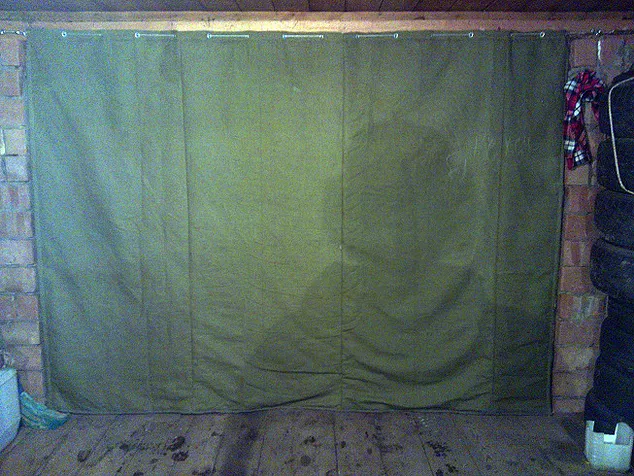 Брезентовые шторы в гараж: ворота из брезента, своими руками, фото, видео