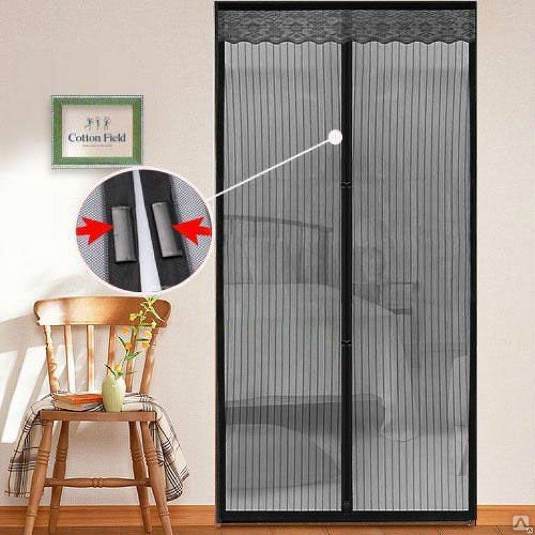 Магнитные шторы для дверей: какие выбрать и как установить