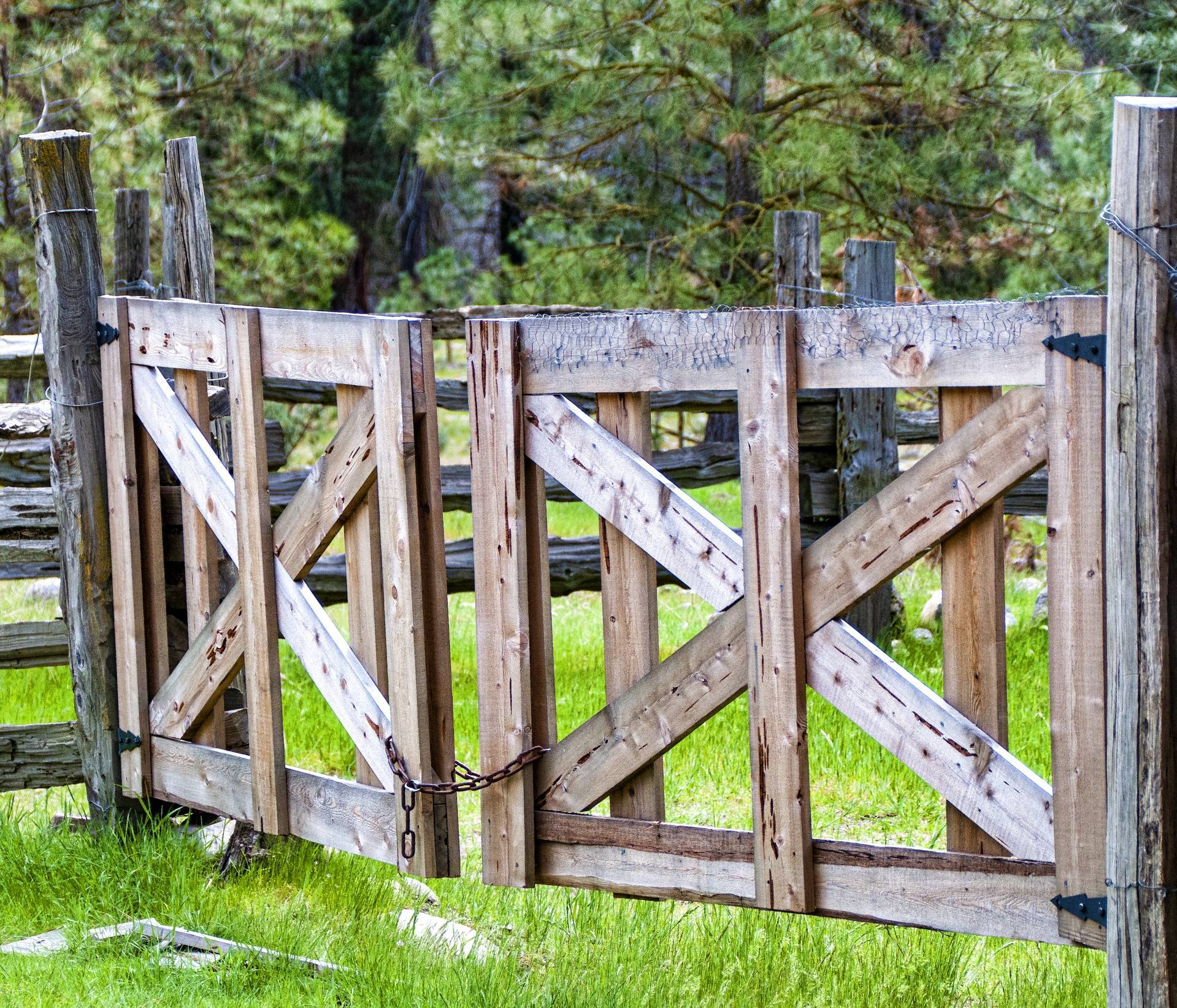 Инструкция по изготовлению и установке деревянных ворот