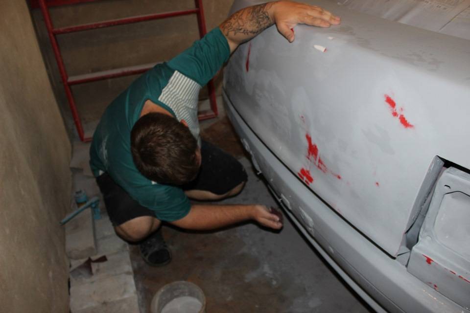 Покраска автомобиля своими руками в гаражных условиях