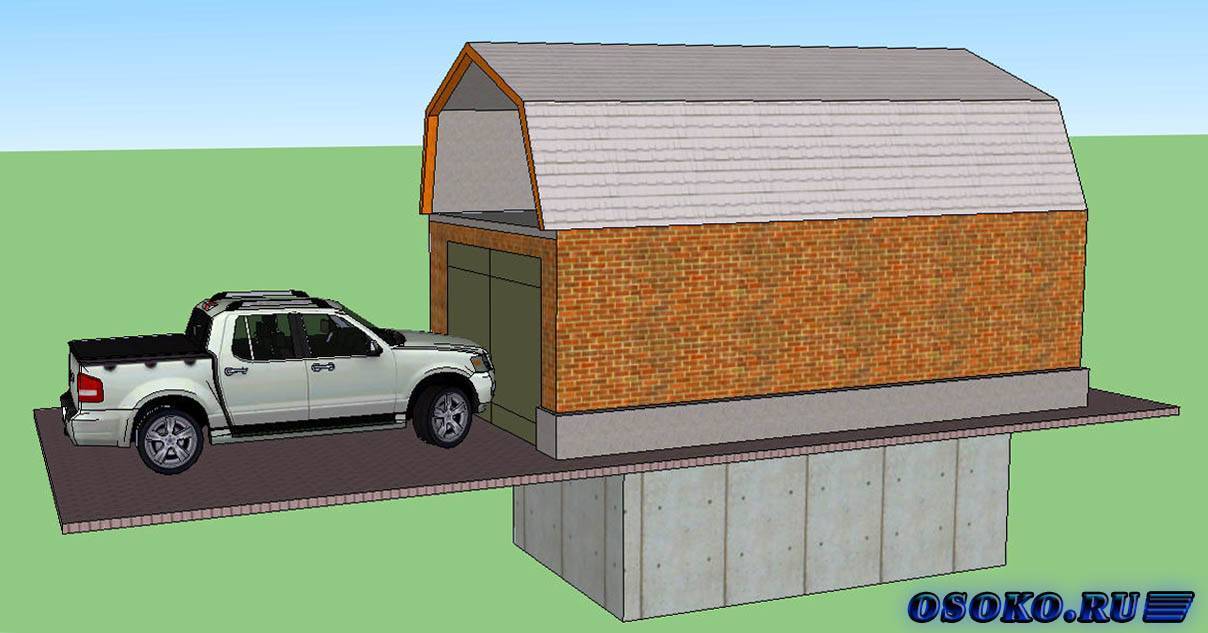Как построить гараж на даче: фото и видео