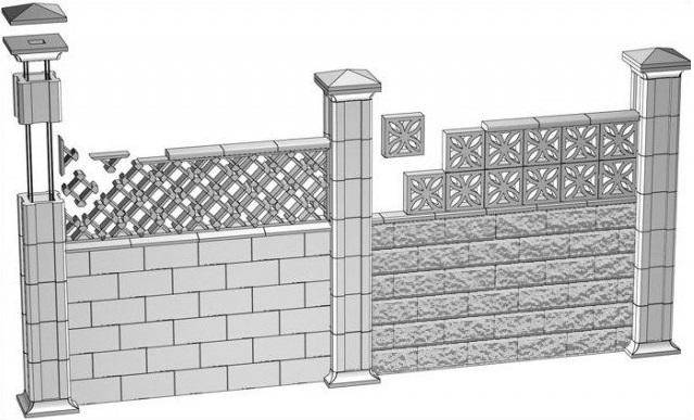 Забор из камня: строительство, как сделать своими руками