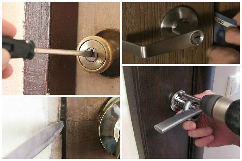 Как открыть дверь без ключа или закрыть ее