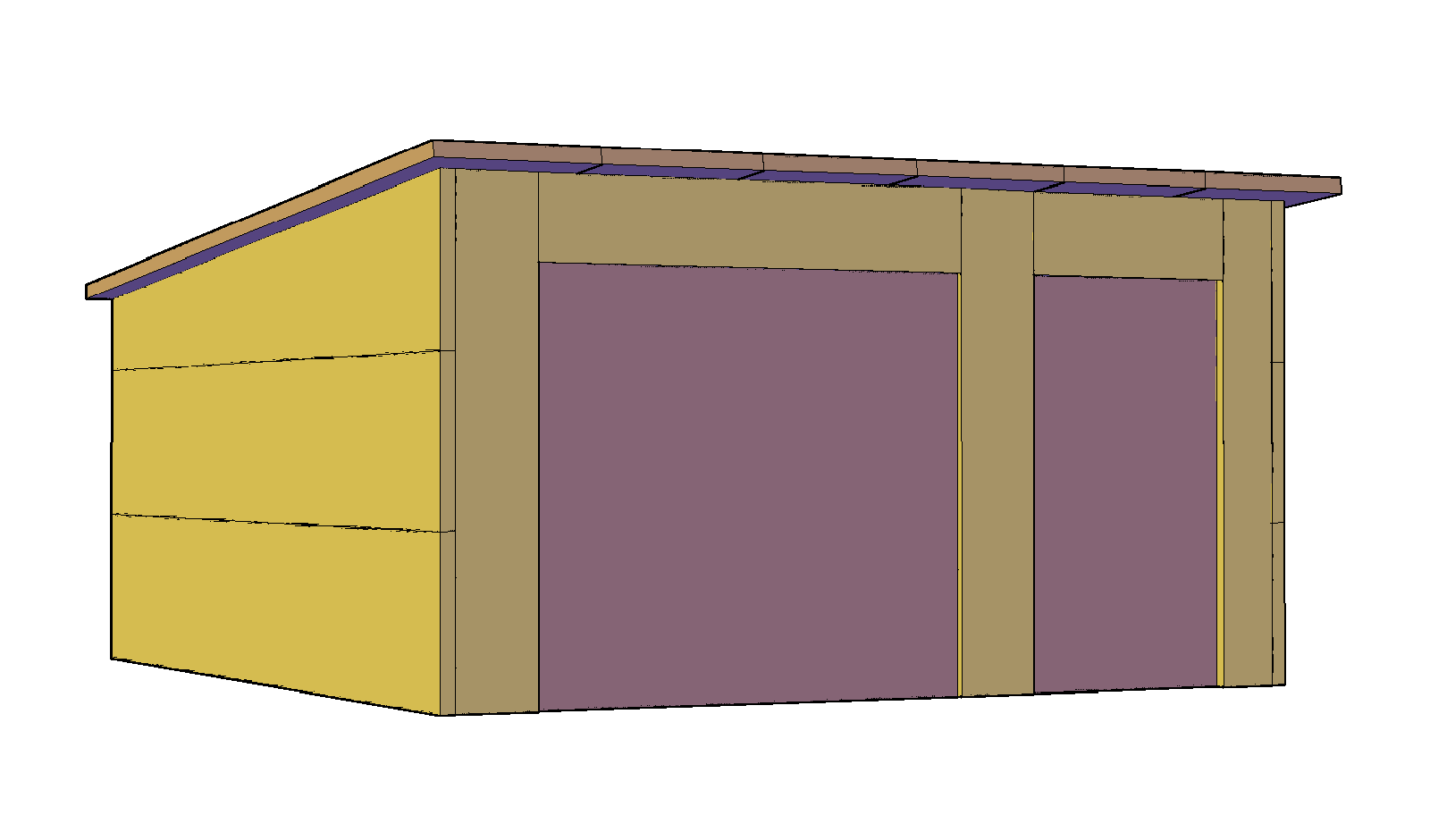 Гараж из сэндвич панелей своими руками под ключ: строительство каркаса двухэтажных и распашных конструкций на 2 машины