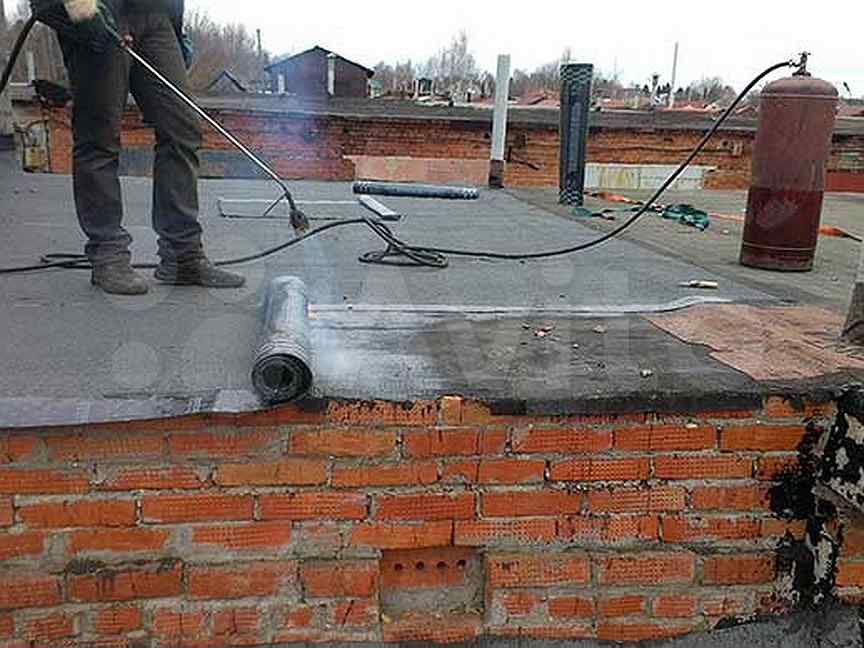 Ремонт бетонной крыши гаража