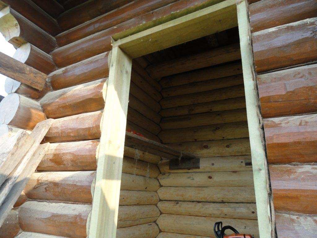 Устройство и монтаж окосячки оконного проема в деревянном доме
