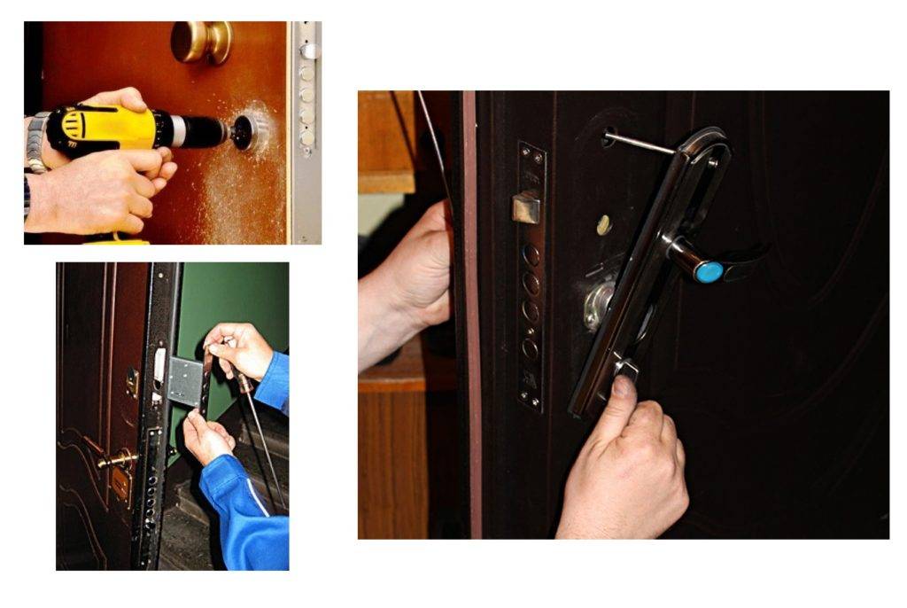 Инструмент для врезки замков в межкомнатные двери: набор приспособлений для установки дверных замков