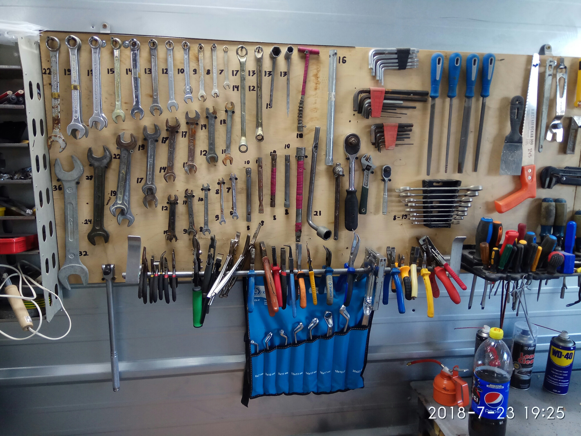Самодельные приспособления для гаража и хранения инструмента в гараже (чертёж)