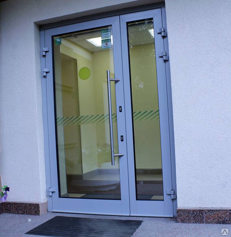 Алюминиевые входные двери из алюминиевого профиля-  инструкция +видео