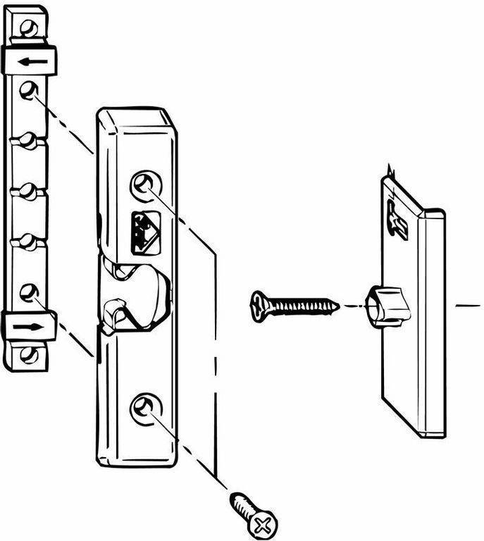Двусторонняя ручка на балконную пластиковую дверь: как её поставить или заменить?
