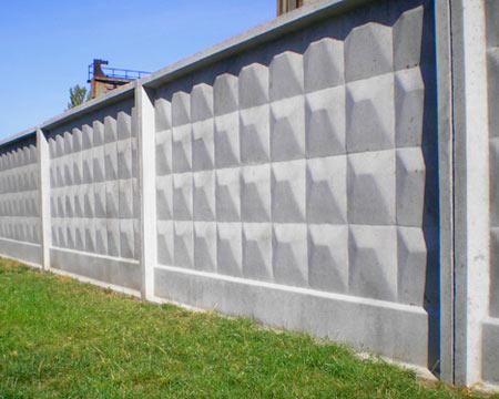 Секционный бетонный забор плюсы и минусы - дизайн и ремонт
