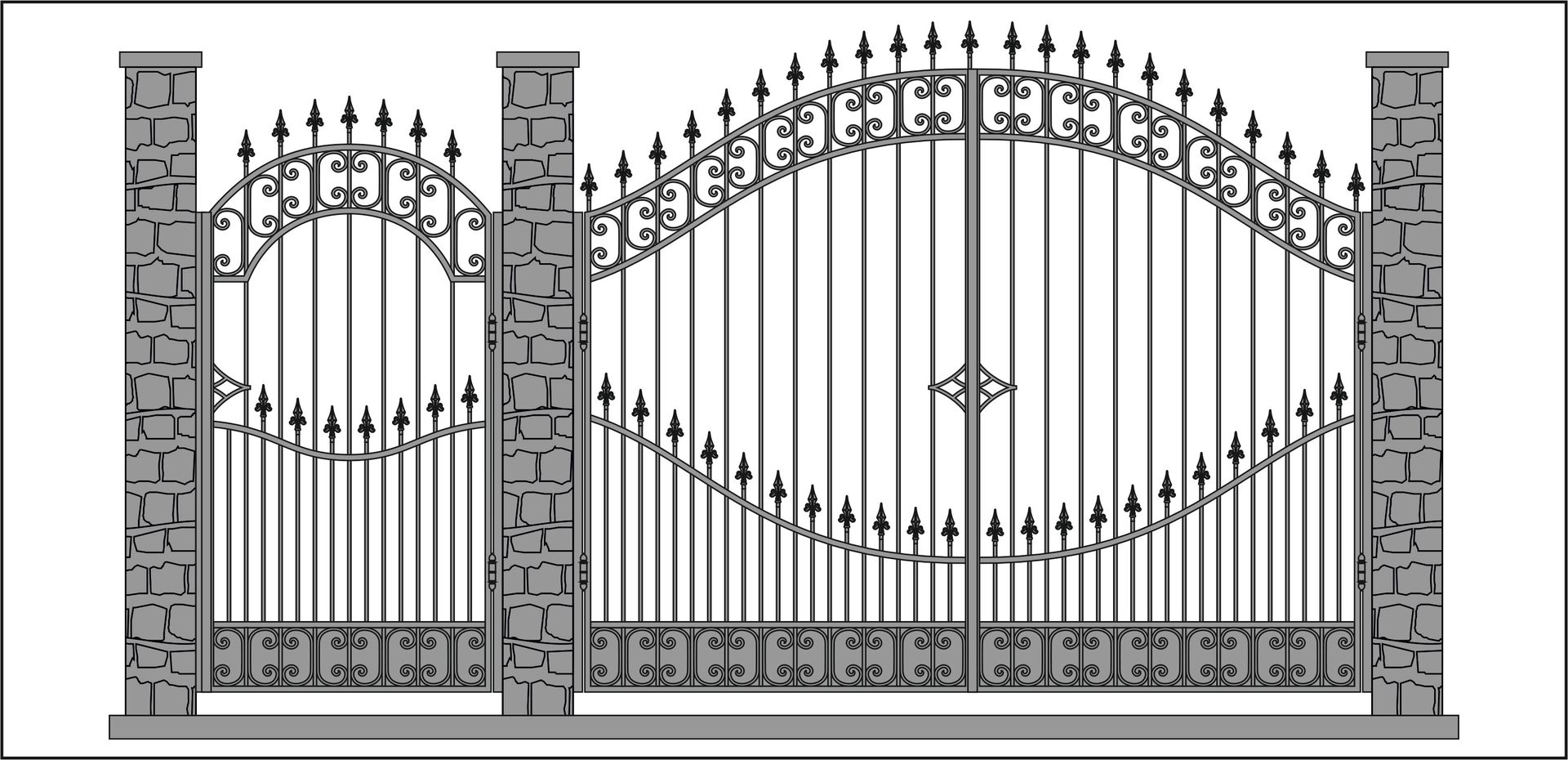 Декоративный забор для дачи — функции виды и требования к ограде, варианты декоративного оформления забора своими руками (фото + видео)