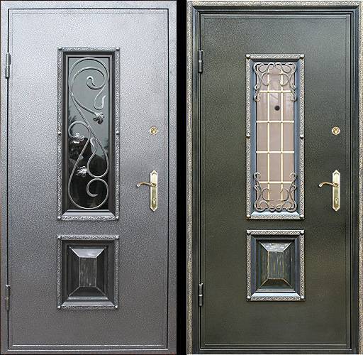 Кованые двери: фото, конструкция, материалы, особенности
