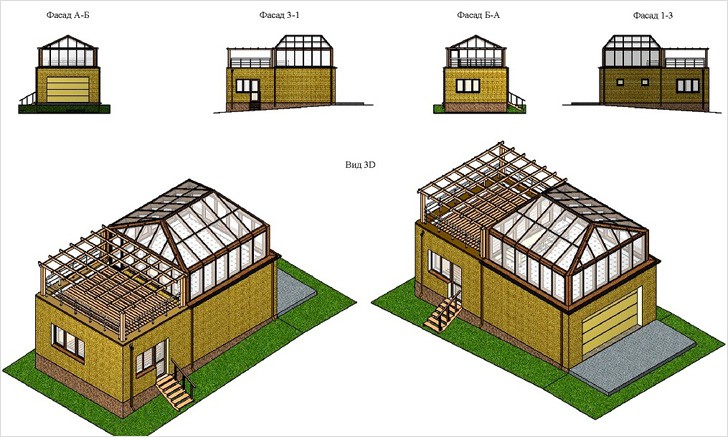 Как построить второй этаж над гаражом: от проекта до электрики