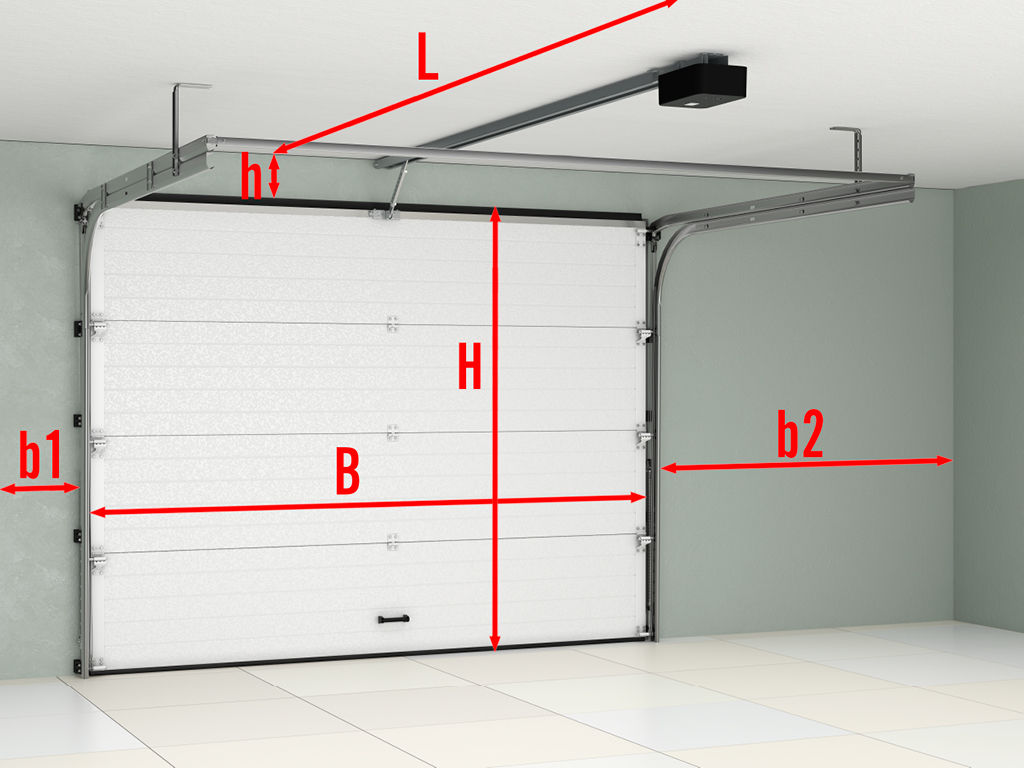 Размеры гаражных ворот: стандарты и особенности конструкции