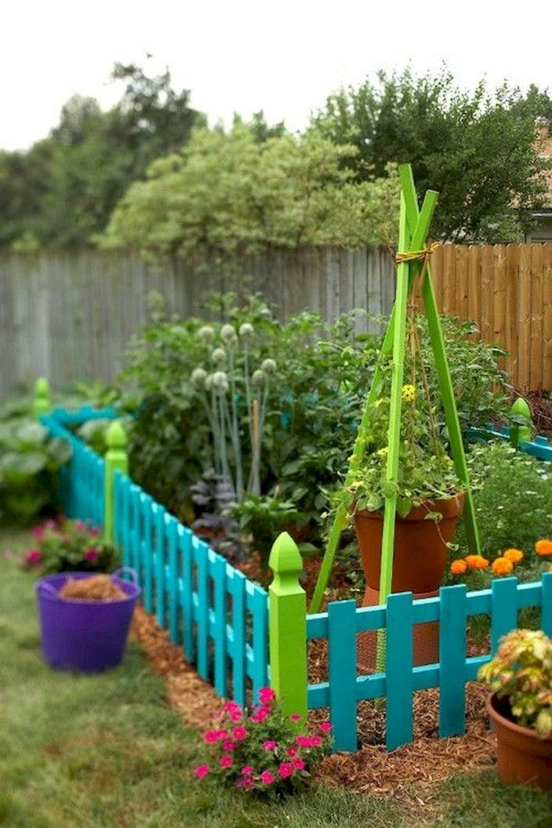 Забор для огорода своими руками: фото в саду
