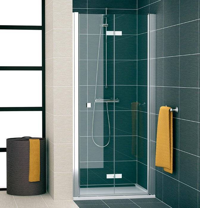Какая дверь в ванную лучше подойдет для душевой ниши характеристики, преимущества, система открывания