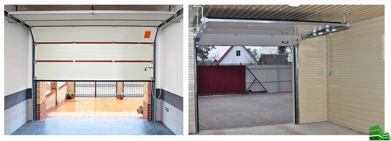 Какие гаражные ворота лучше выбрать: секционные или рулонные?  - альфадом