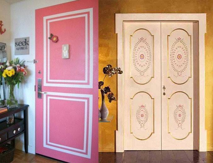 Как обновить межкомнатные двери своими руками: рекомендации, как можно это сделать для старых деревянных, из шпона, со стеклом, а также фото