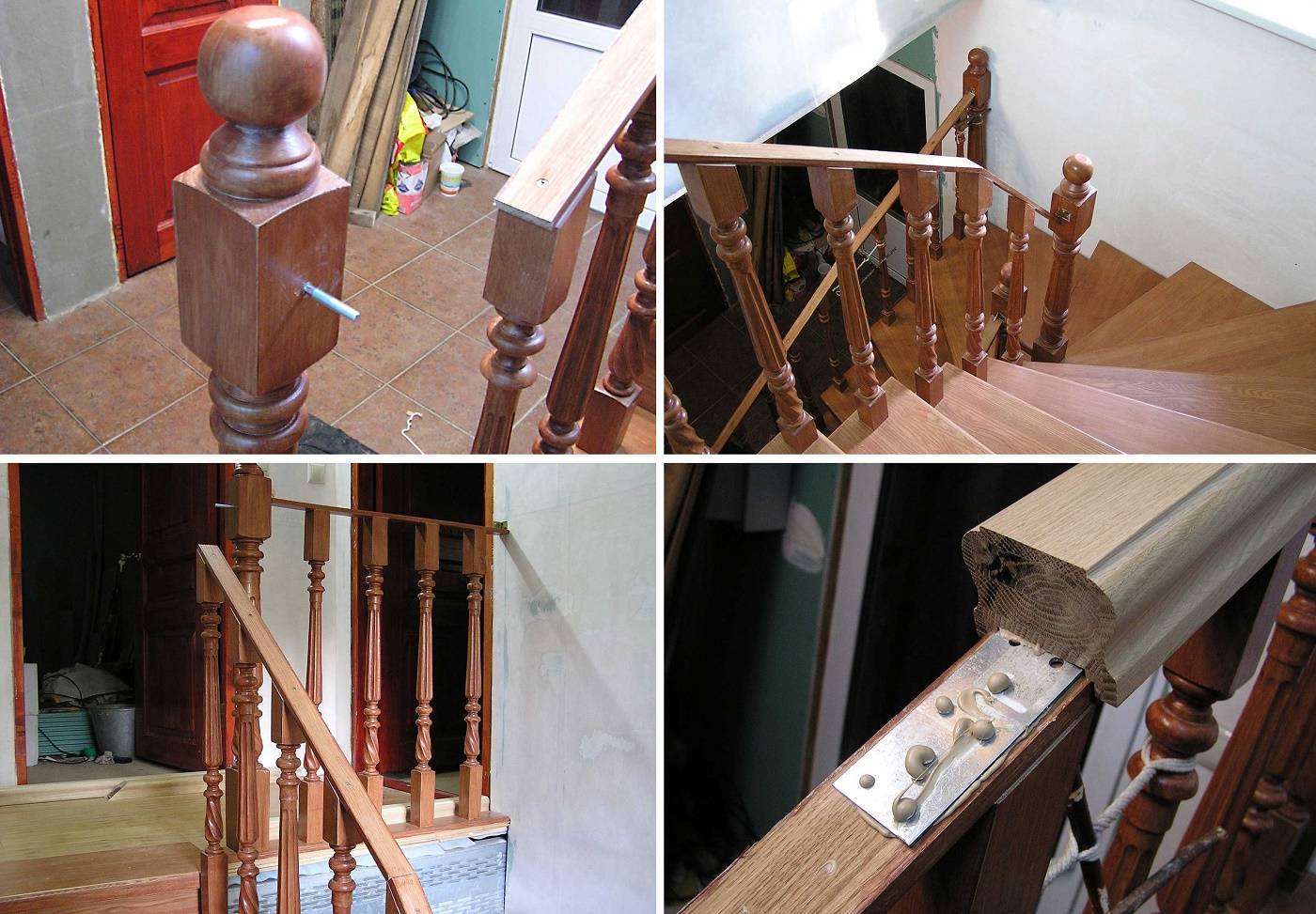 Как установить балясины на лестницу - инструкции