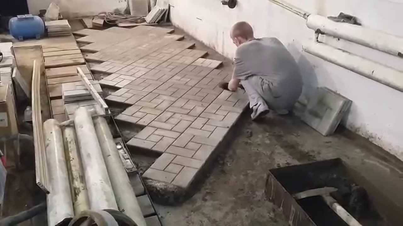 Как правильно укладывать брусчатку на бетонное основание: как уложить брусчатку на бетон своими руками, описание технологии, выбор клея