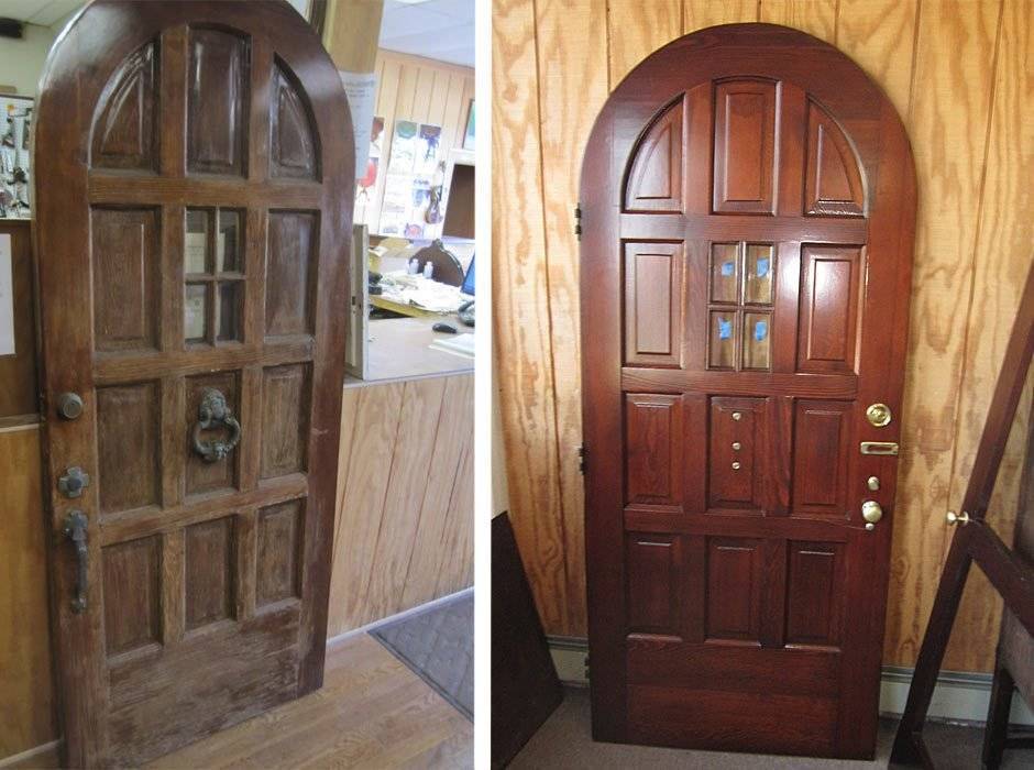 Как можно отреставрировать старую дверь - всё о межкомнатных и входных дверях