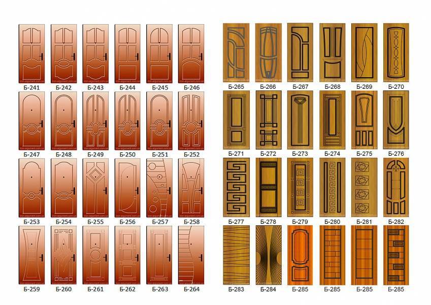 Накладки на двери из мдф: разновидности и особенности монтажа