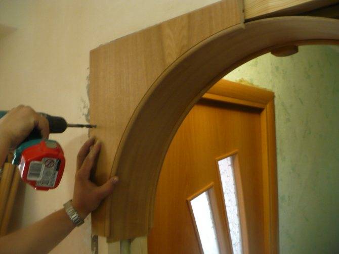 Как самостоятельно сделать арку в дверном проеме из гипсокартона