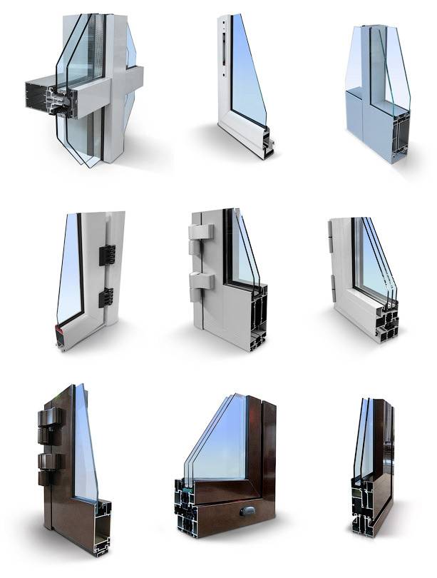 Обзор алюминиевых дверей с различными раздвижными системами