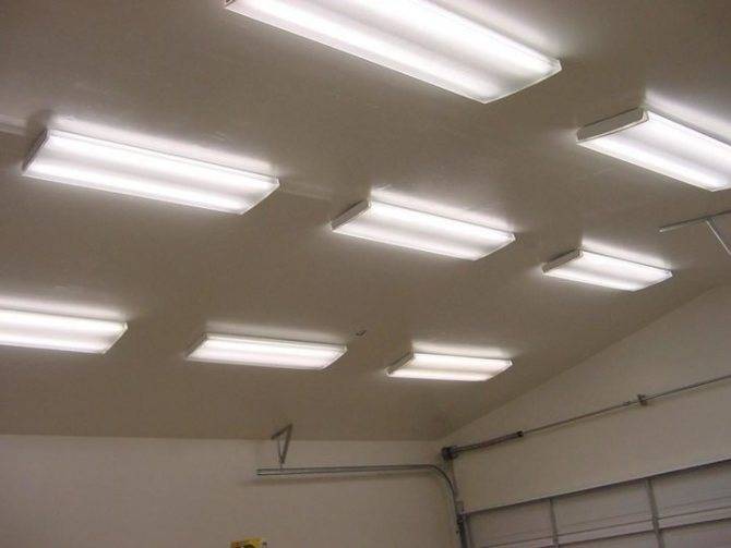 Какие светильники лучше для гаража – подробный обзор
