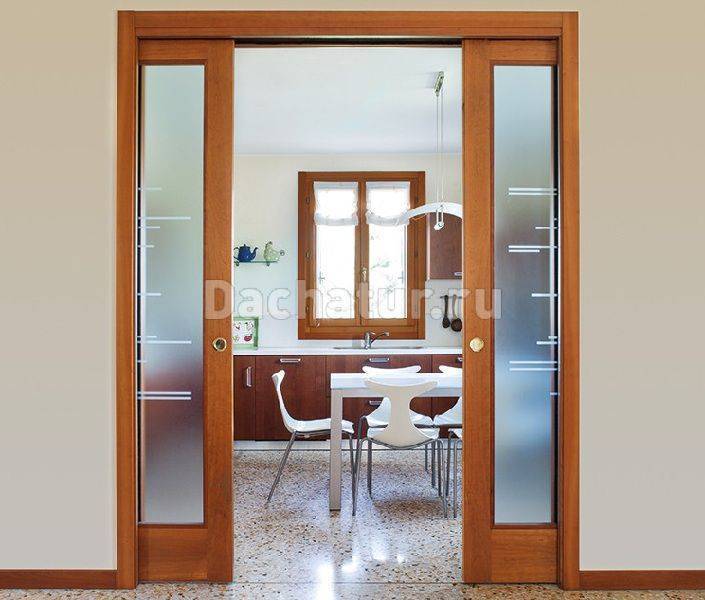 Как выбрать раздвижную дверь для входа в кухню