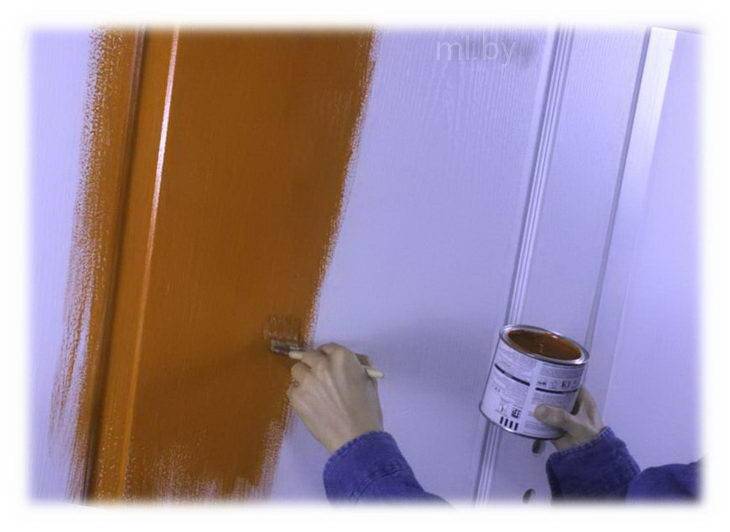 Покраска металлических дверей: советы по выбору краски
