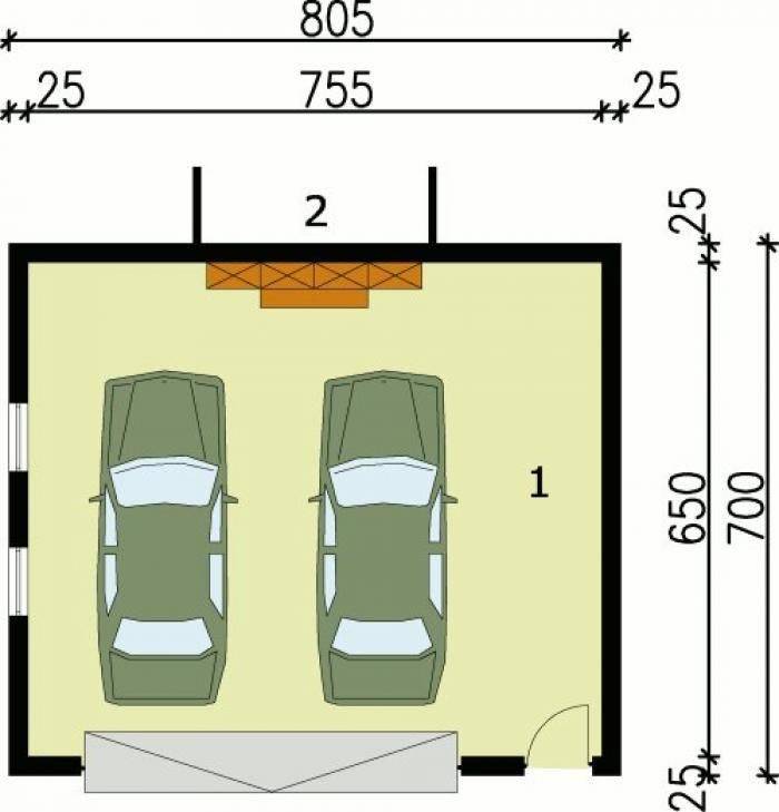 Проект гаража на 2 машины: гараж на два автомобиля с мансардой, постройка с хозблоком, мастерской и жилым вторым этажом, фото