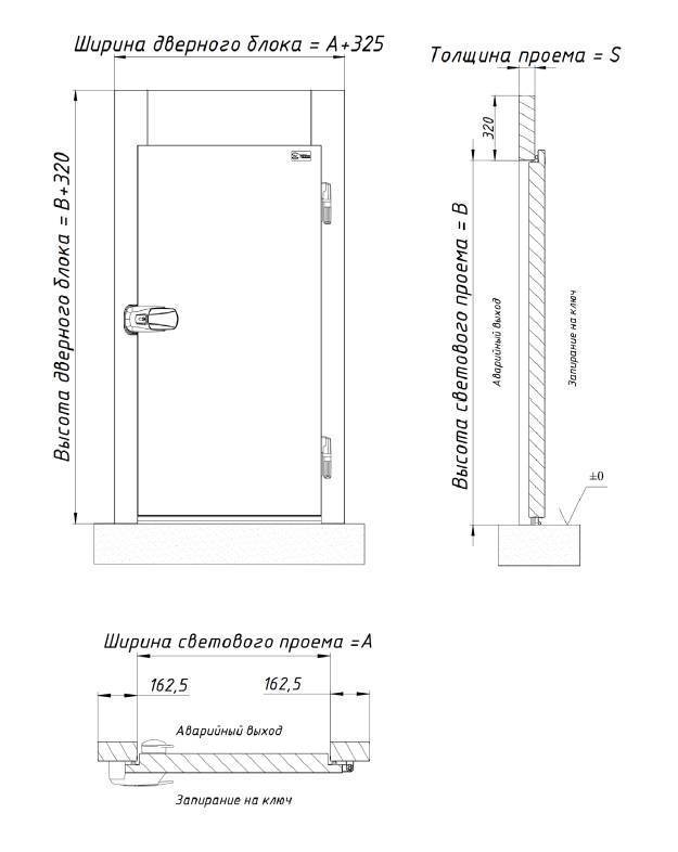 Размеры входной двери в частном доме