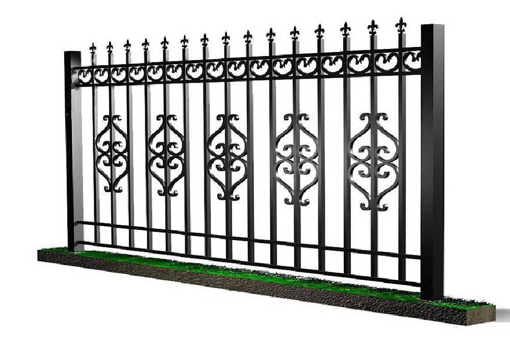 Забор-решетка: металлический, своими руками