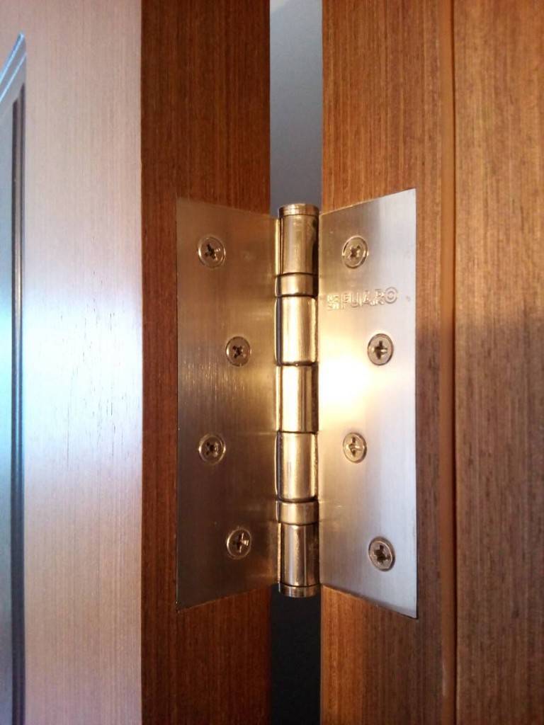 Виды дверных петель для межкомнатных дверей, назначение и способы установки
