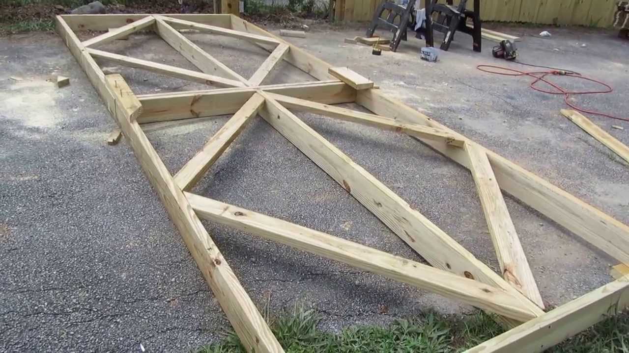 Каркасный гараж из дерева своими руками: как построить?