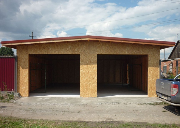 Сборный гараж из железобетонных модулей и его установка