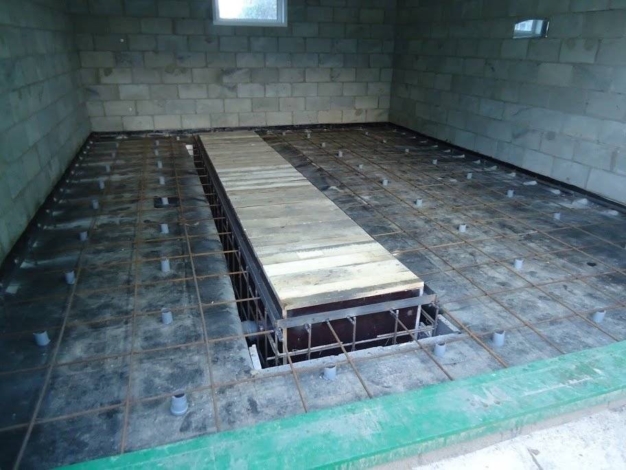 Строительство монолитного бетонного гаража своими руками — толщина стен, покрытие, заливка