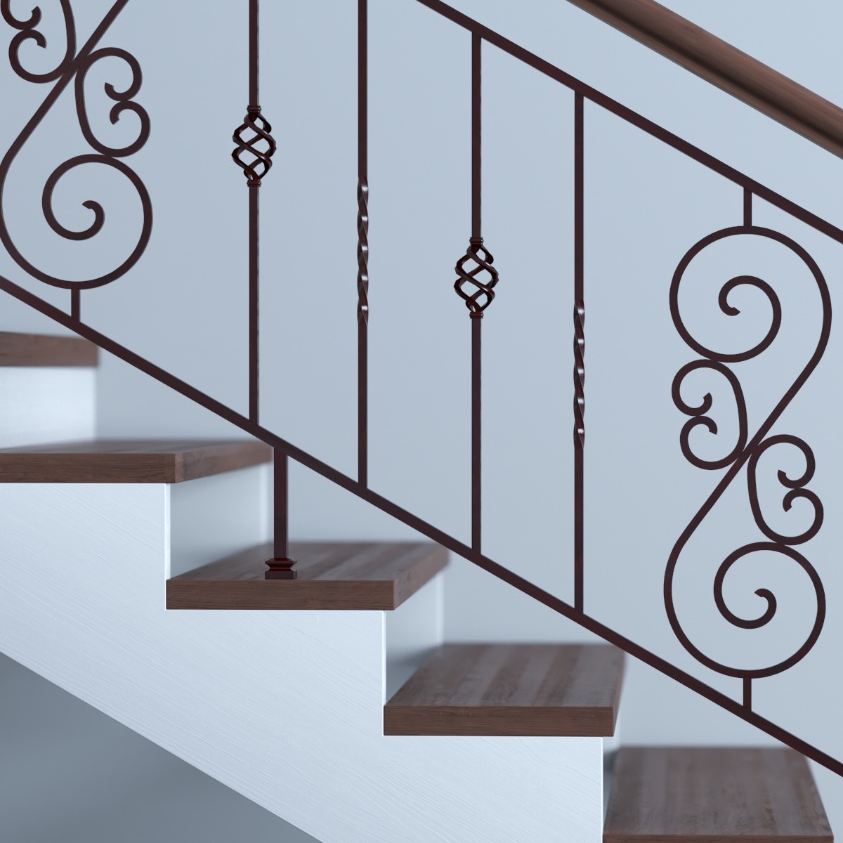 Кованые лестницы: виды конструкций, проектирование и изготовление