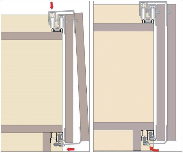 Инструкция по самостоятельной установке раздвижных дверей-купе