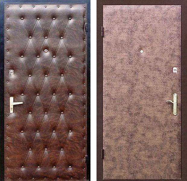 Обивка входной двери: как и чем обшить полотно из металла и других материалов