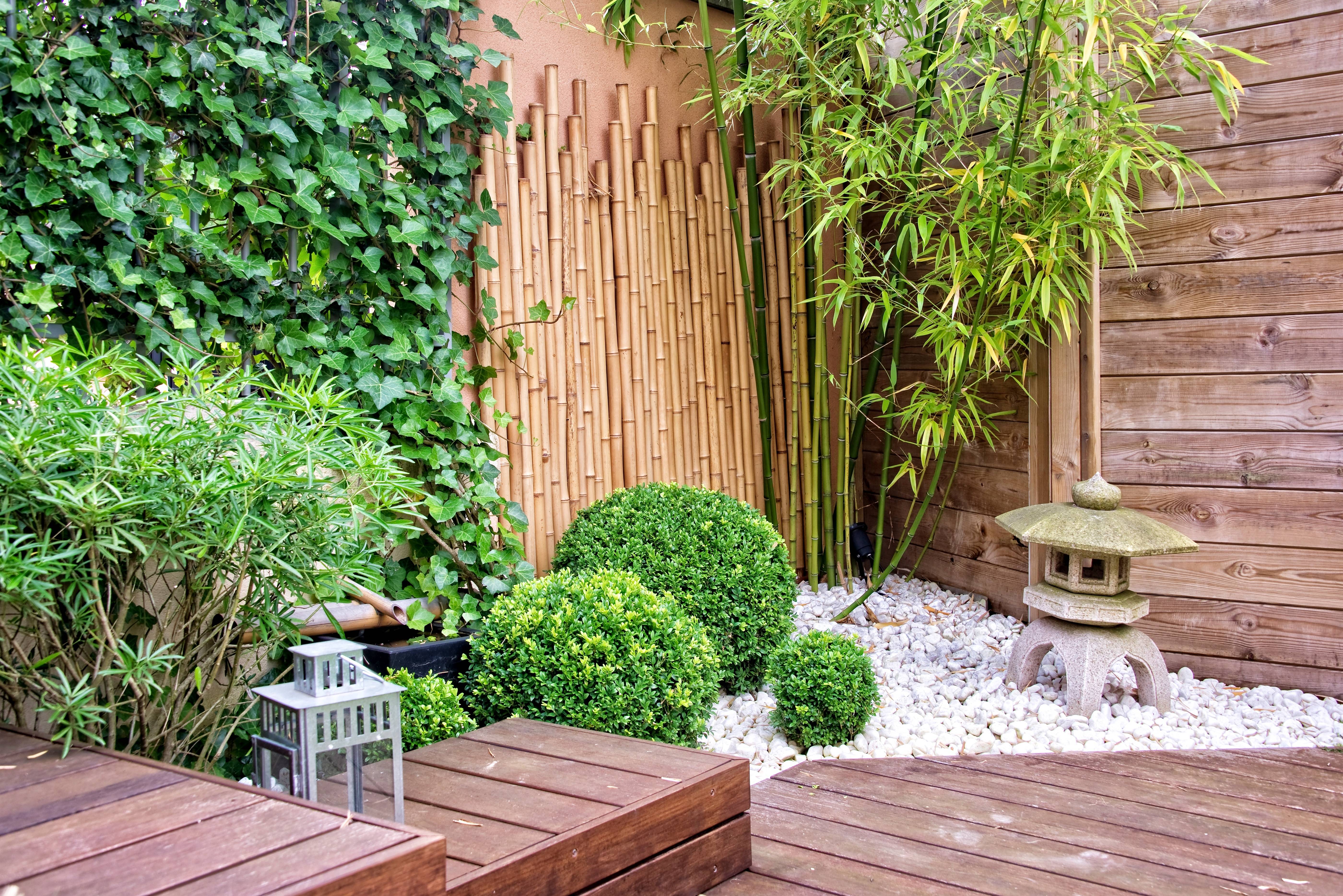 Строим садовый забор из бамбука своими руками