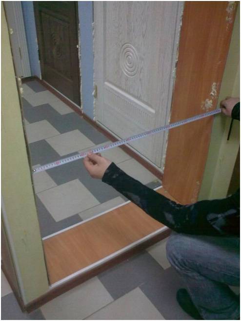Как правильно замерять межкомнатные двери. как правильно замерить дверь: что нужно учитывать. как замерить пустой проем