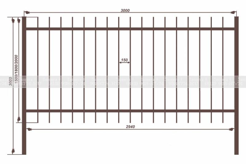 Заборы из профильных труб – надёжная и прочная ограда, 15 фото с примерами и этапами работ