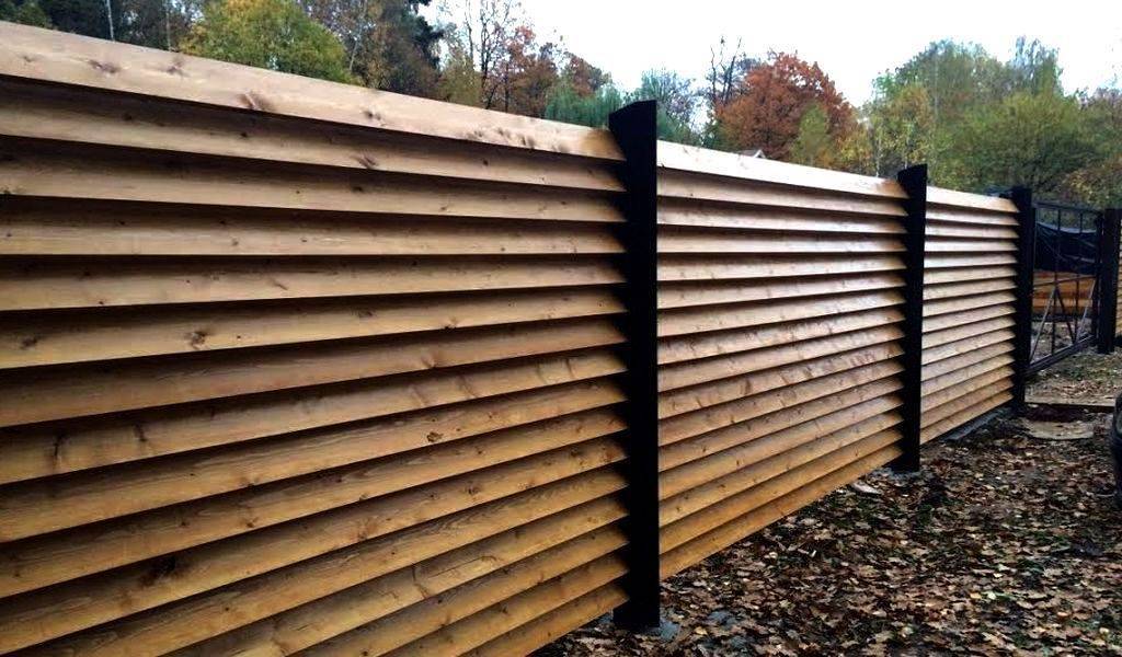 Деревянный забор своими руками: жалюзи - каталог статей на сайте - домстрой