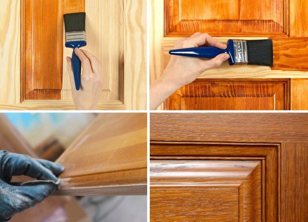 Как убрать царапины с деревянной двери?