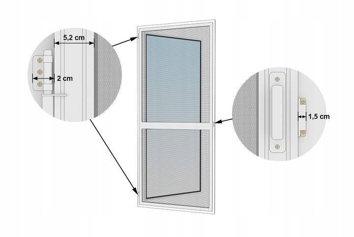 Москитные двери на магнитах: распашная и роллетная сетка на балконную дверцу