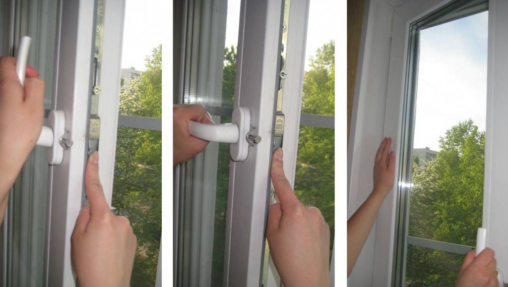 Отрегулировать пластиковую балконную дверь